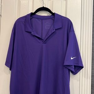 Nike Dri-Fit Purple Polo XL